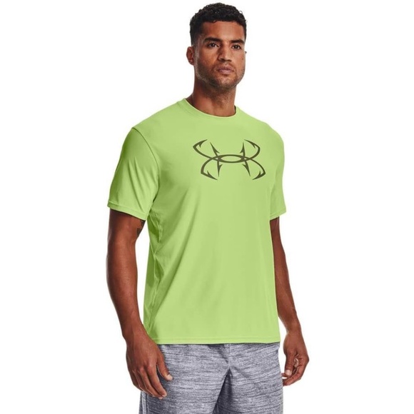 BRAND NEW men under armour iso chill short sleeve green shirt size XXL - Picture 1 of 6